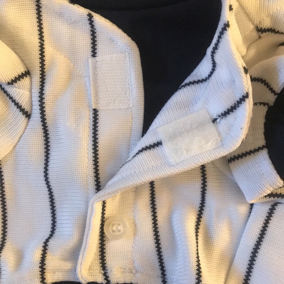 🎉HP🎉 | MLB | Genuine New York Yankee Striped Pet / Dog Baseball Jersey Size XS - Picture 4 of 12